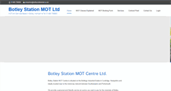 Desktop Screenshot of botleystationmot.co.uk